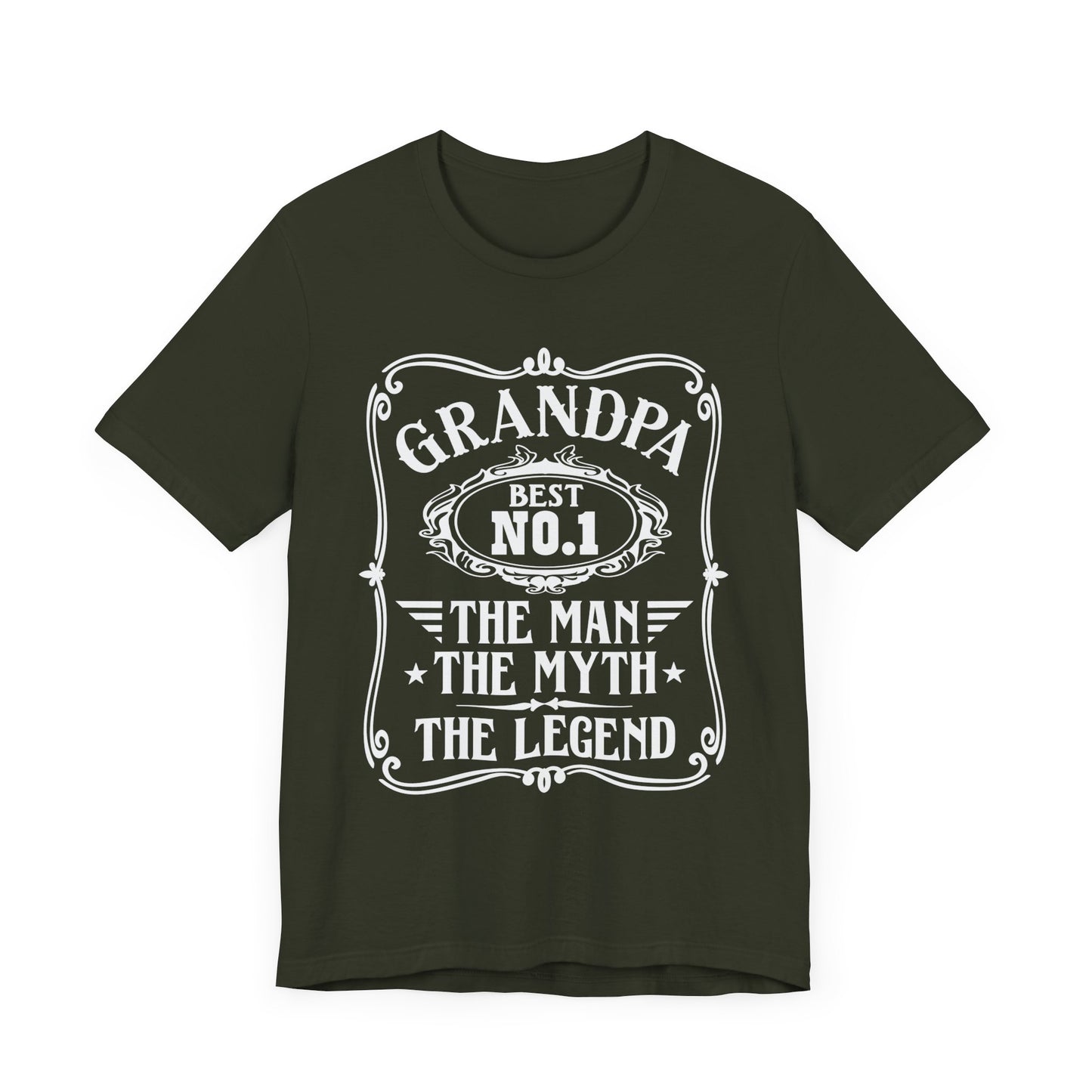 Grandpa Man Myth Legend Short Sleeve Tee