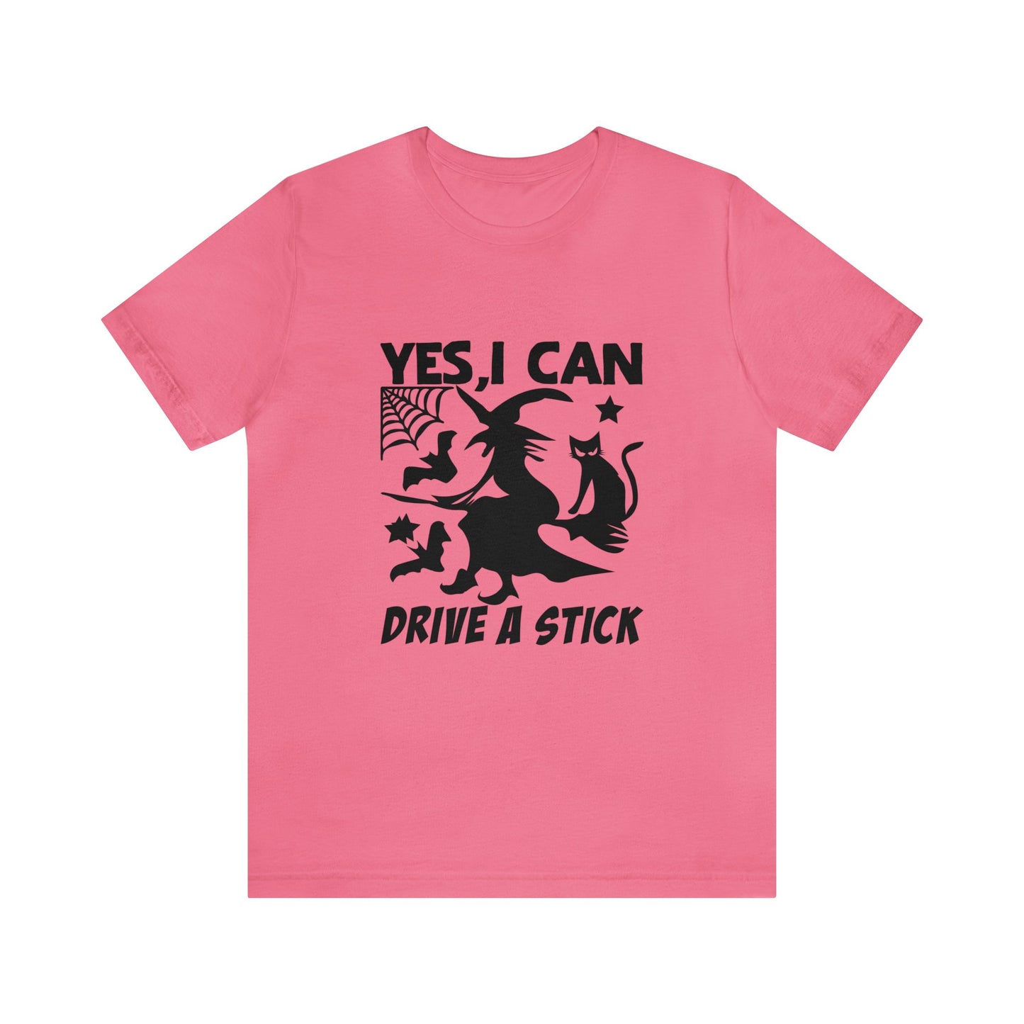 I can drive a stick (Witch on broom)  T-Shirt