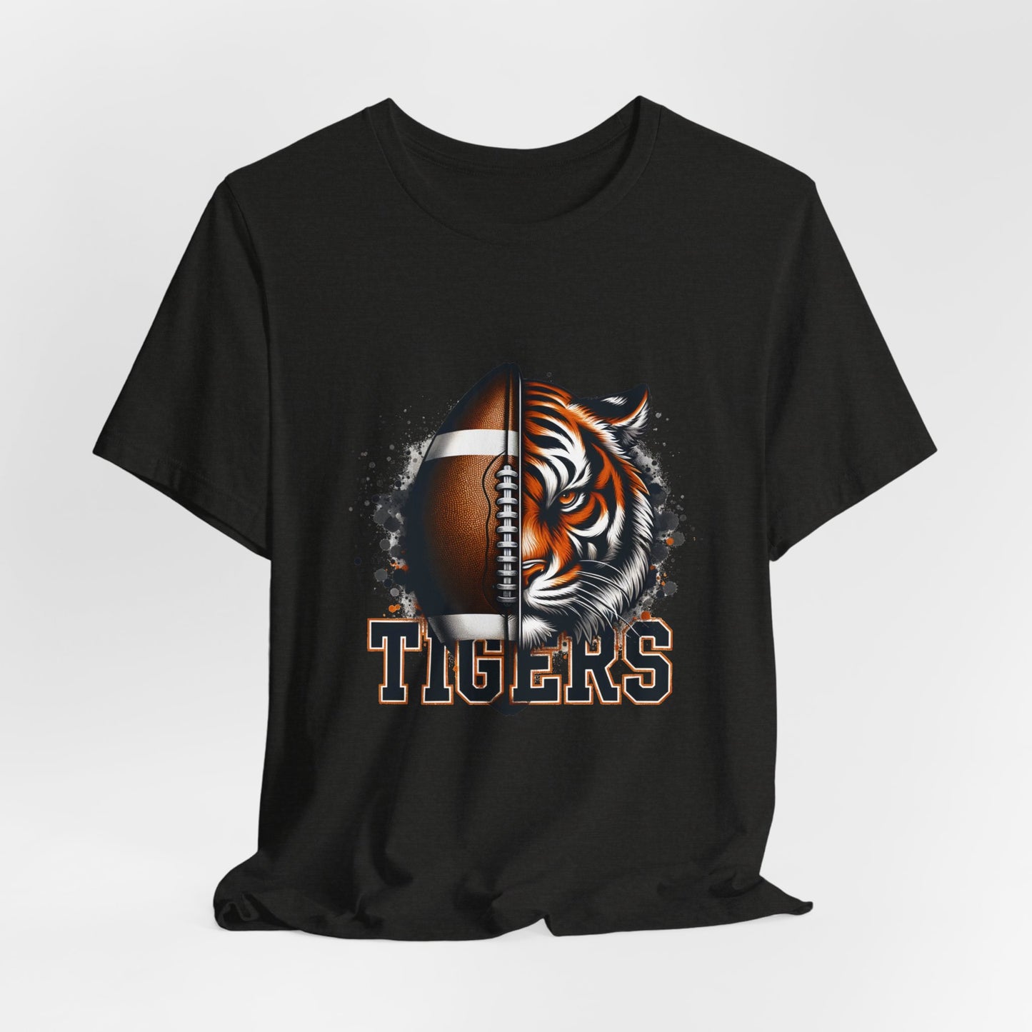 Tigers Football Adult Unisex Short Sleeve Tee