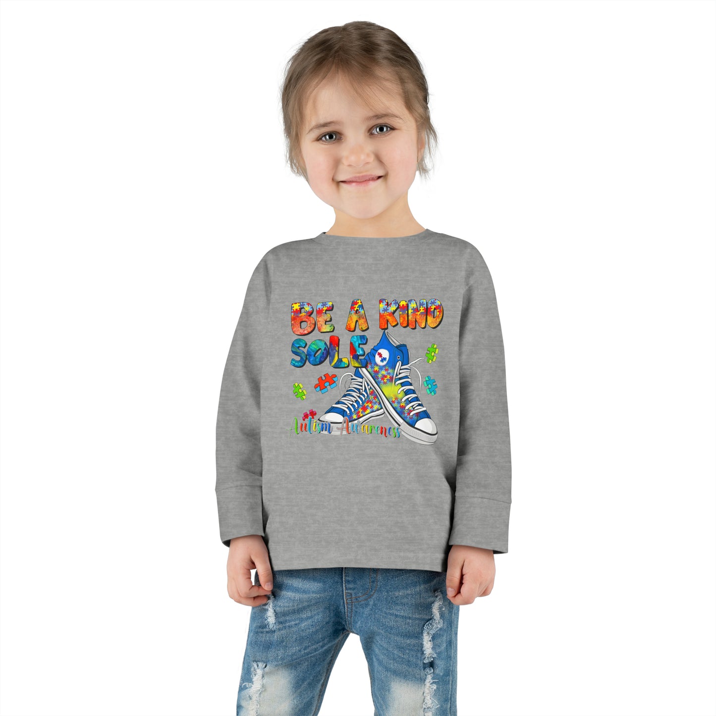 Be Kind Autism Toddler Long Sleeve Tee