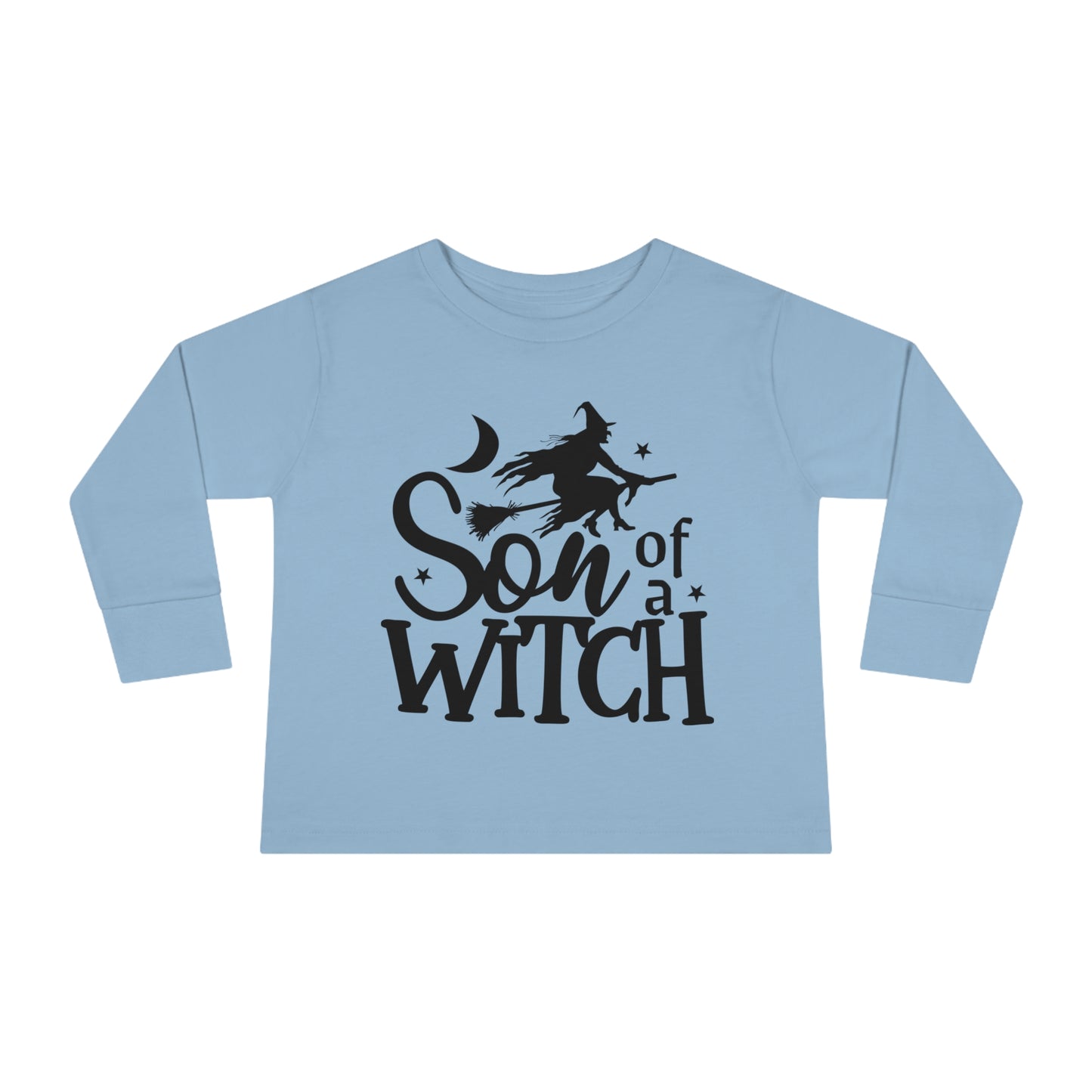 Son of a Witch Halloween Toddler Long Sleeve Tee