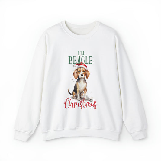 Beagle Christmas Sweatshirt - Women's