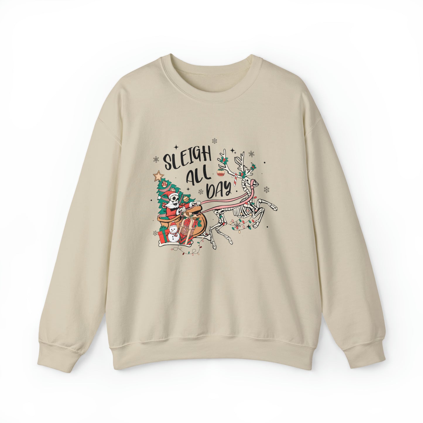 Sleigh All Day Women's Merry Christmas Sweatshirt