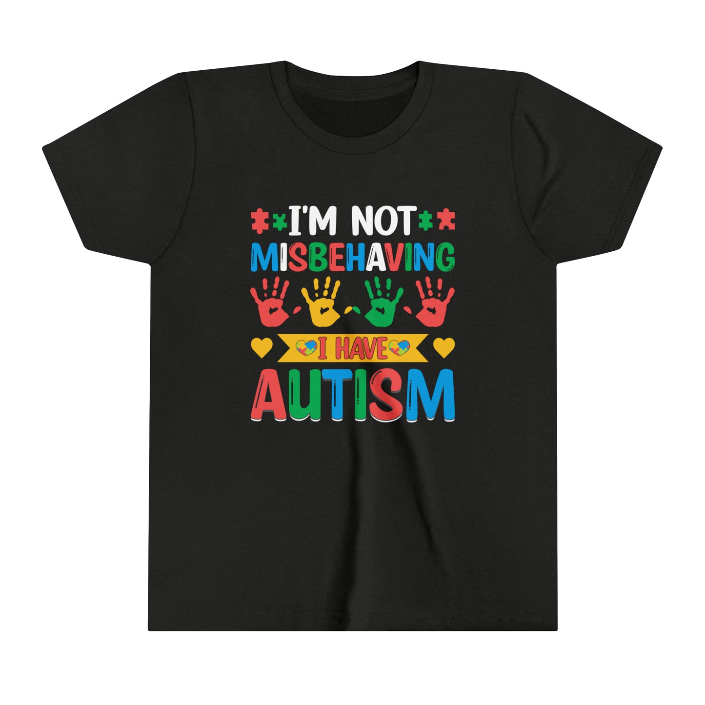 I'm not misbehaving, I have Autism Advocate Youth Shirt