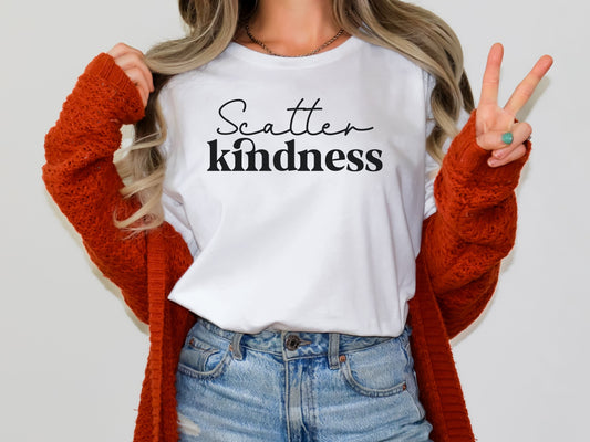 Scatter Kindness Women's Short Sleeve Tee