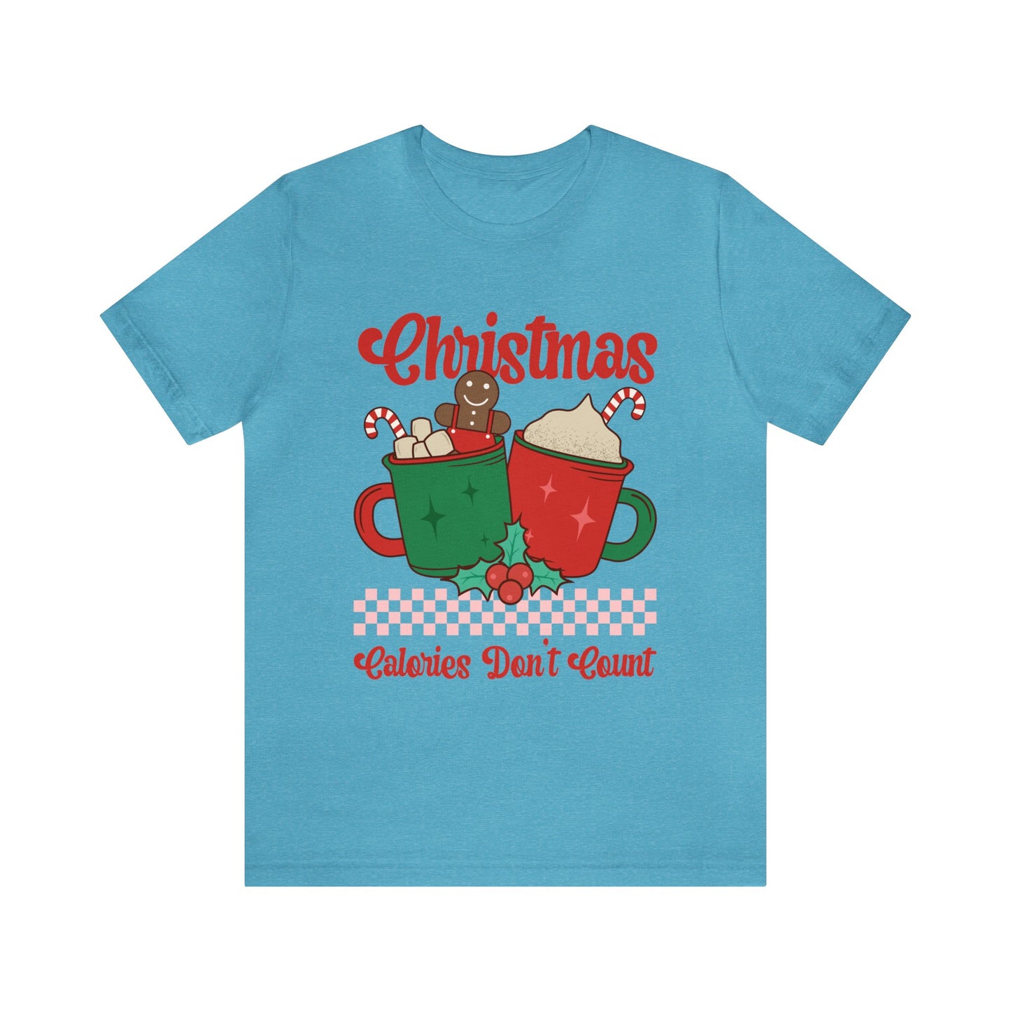 Christmas Calories Don't Count Short Sleeve Women's Tee