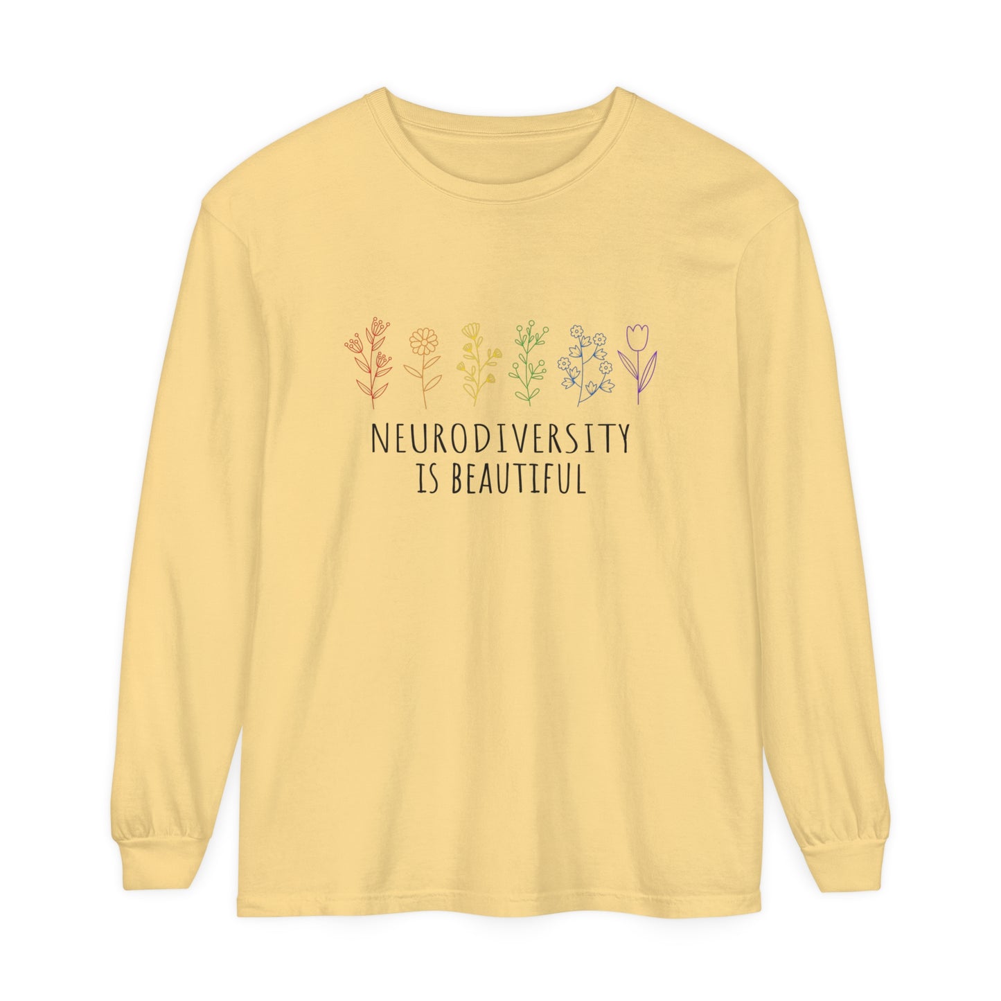 Neurodiversity is beautiful Women's Long Sleeve T-Shirt