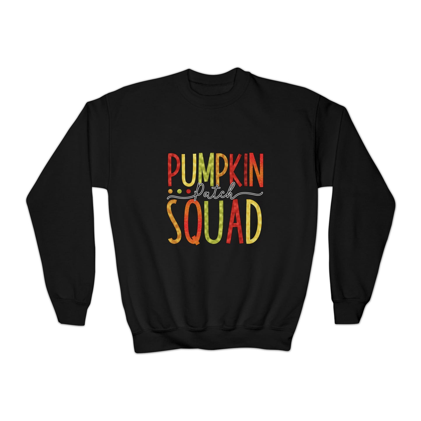 Style 6 Pumpkin Patch Squad Youth Crewneck Sweatshirt