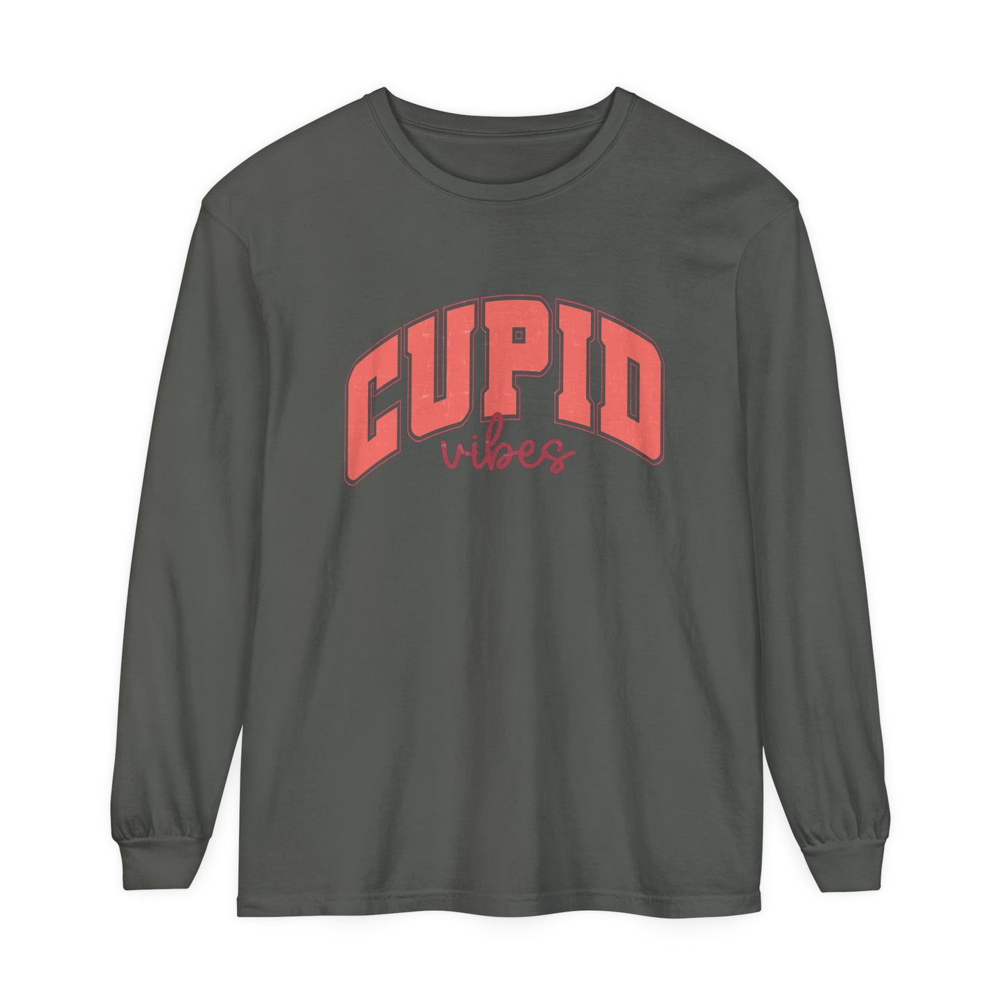 Cupid Vibes Valentine's Day Women's  Loose Long Sleeve T-Shirt