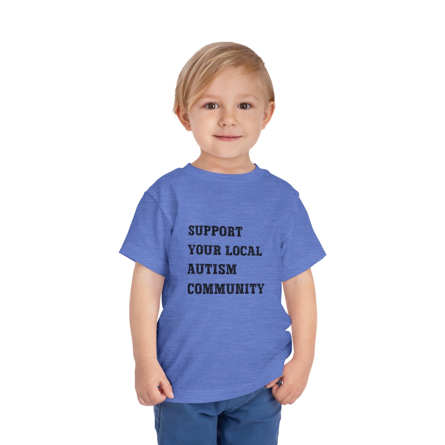 Support Your Local Autism Community Toddler Short Sleeve Tee