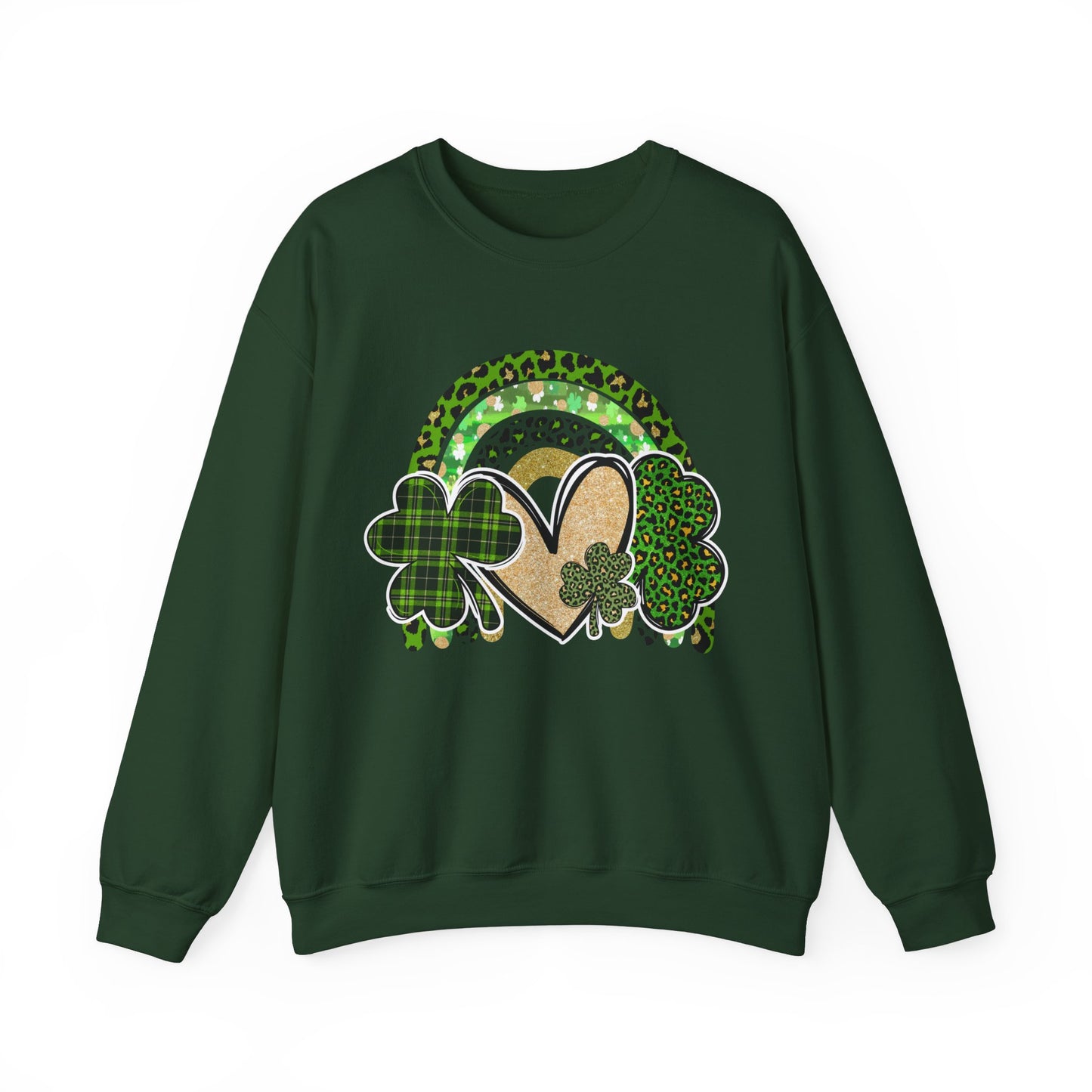 Shamrock Rainbow St. Patrick's Day Shamrock Women's Sweatshirt