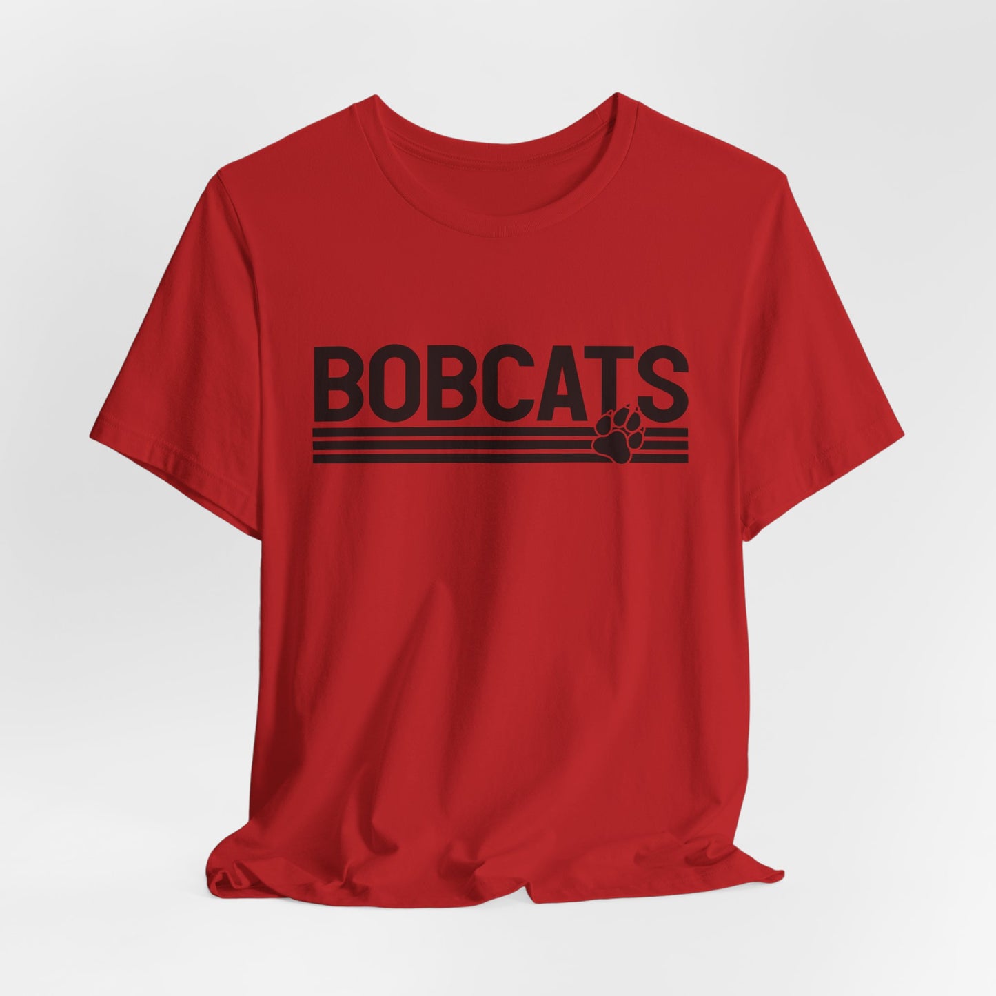 Bobcats Adult Unisex Short Sleeve Tee