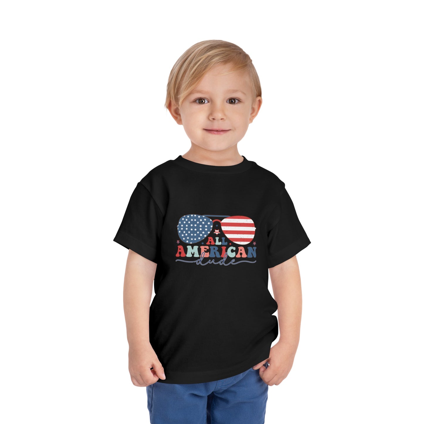 All American Dude Toddler Short Sleeve Tee