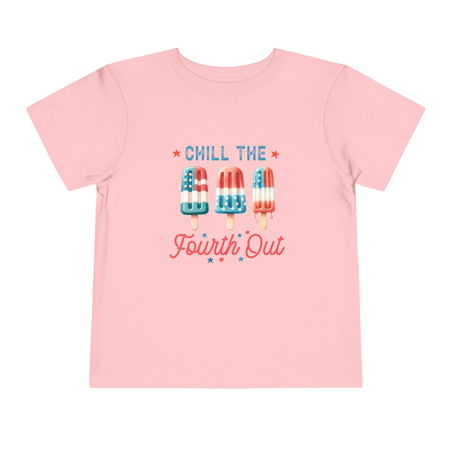 Chill 4th of July Toddler Short Sleeve Tee