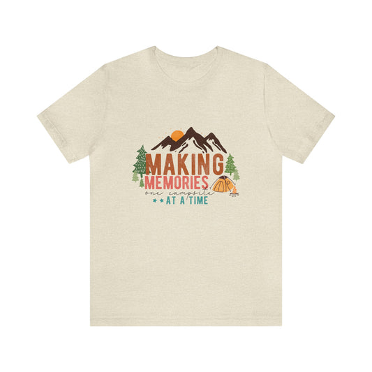 Making memories one campsite at a time Adult Camping Tshirt