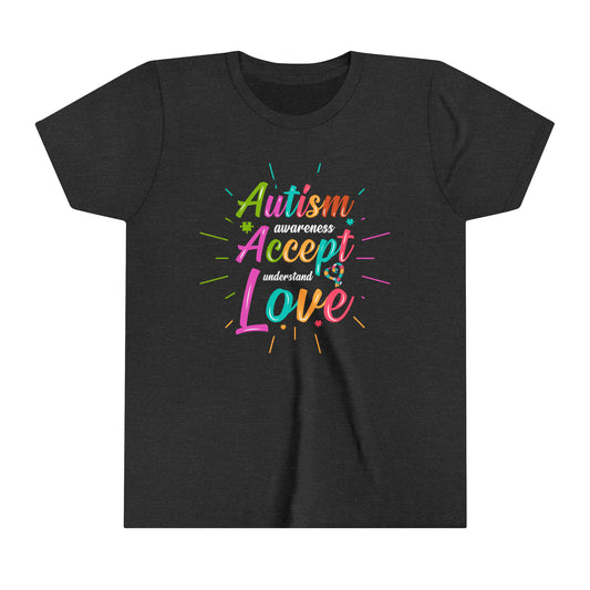 Autism Accept Understand Love Autism Advocate Youth Shirt