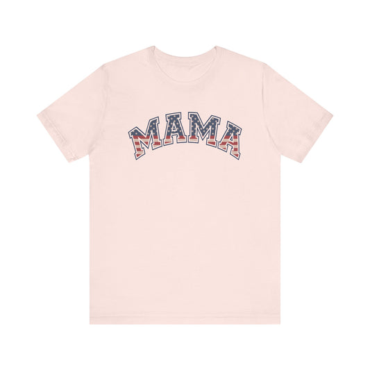MAMA American Flag Women's Tshirt