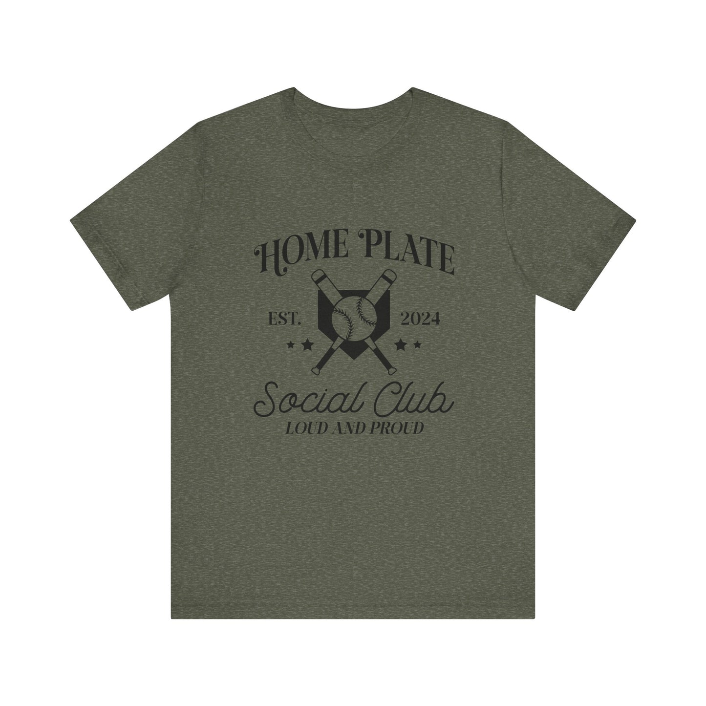 Home Plate Social Club Women's Tshirt  Short Sleeve Tee