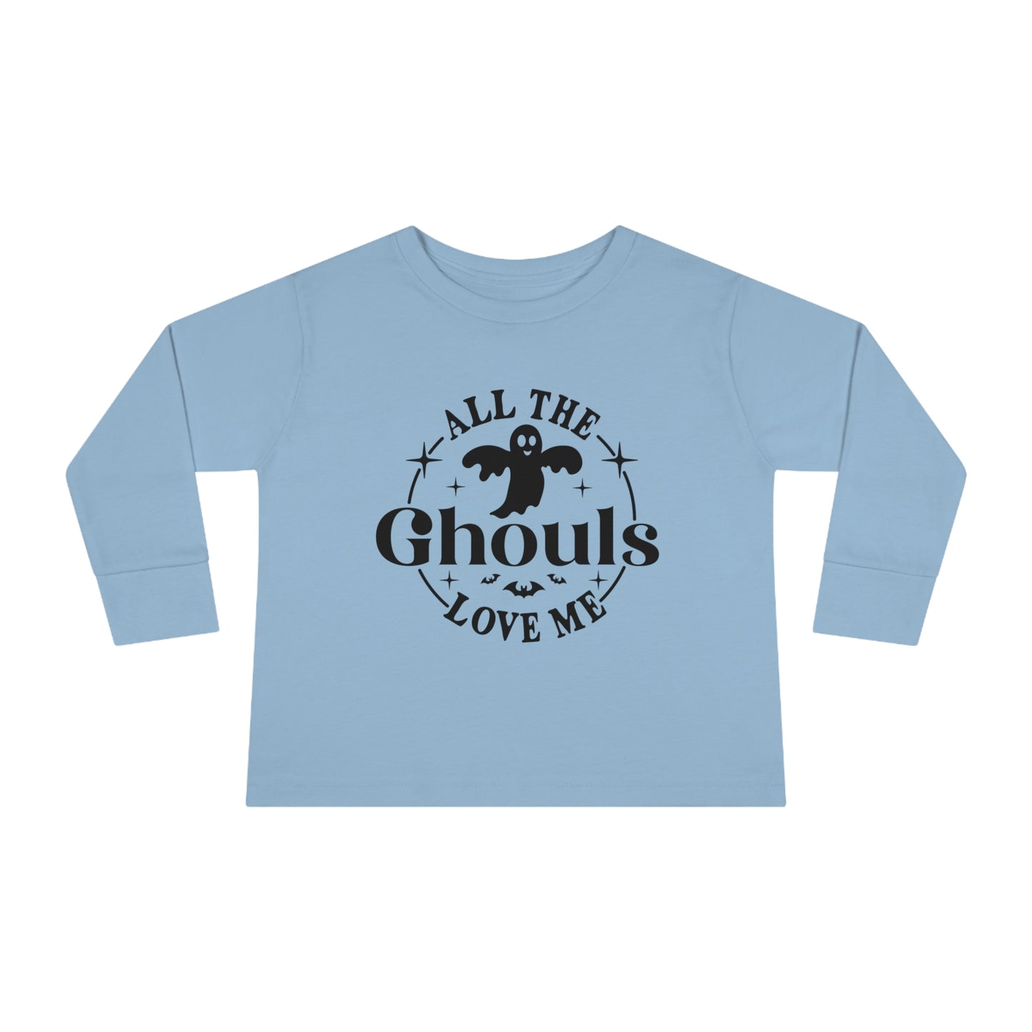 All the ghouls love me Halloween Toddler Long Sleeve Tee