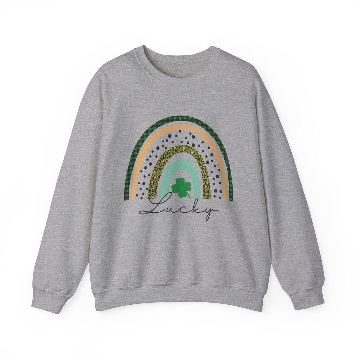 Lucky St. Patrick's Day Rainbow Women's Sweatshirt