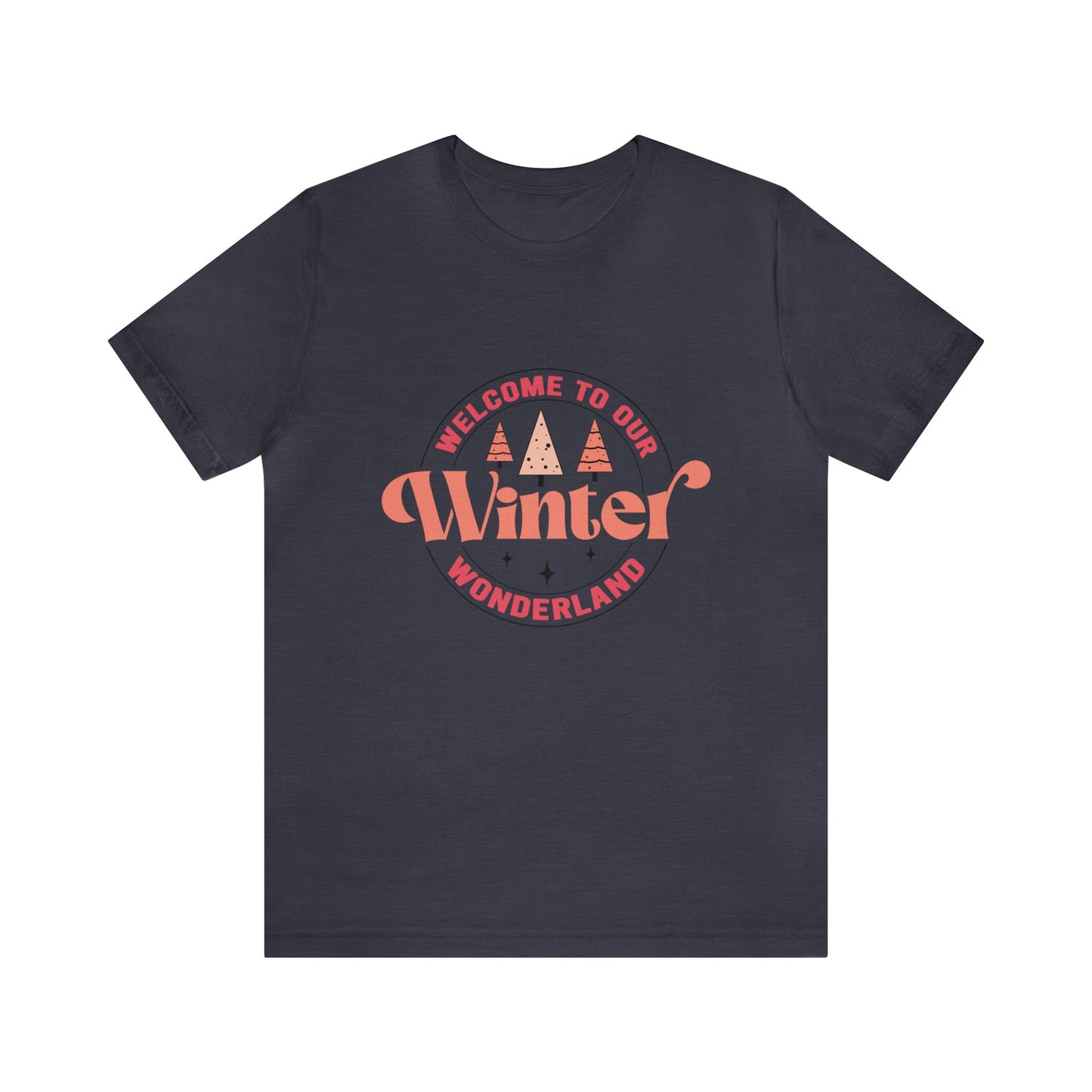 Welcome to our winter wonderland Women's Short Sleeve Christmas T Shirts