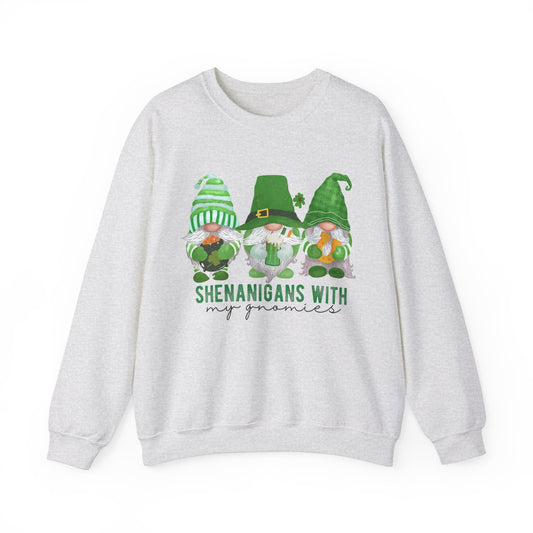 Shenanigans with my gnomies St. Patrick's Day Women's Sweatshirt