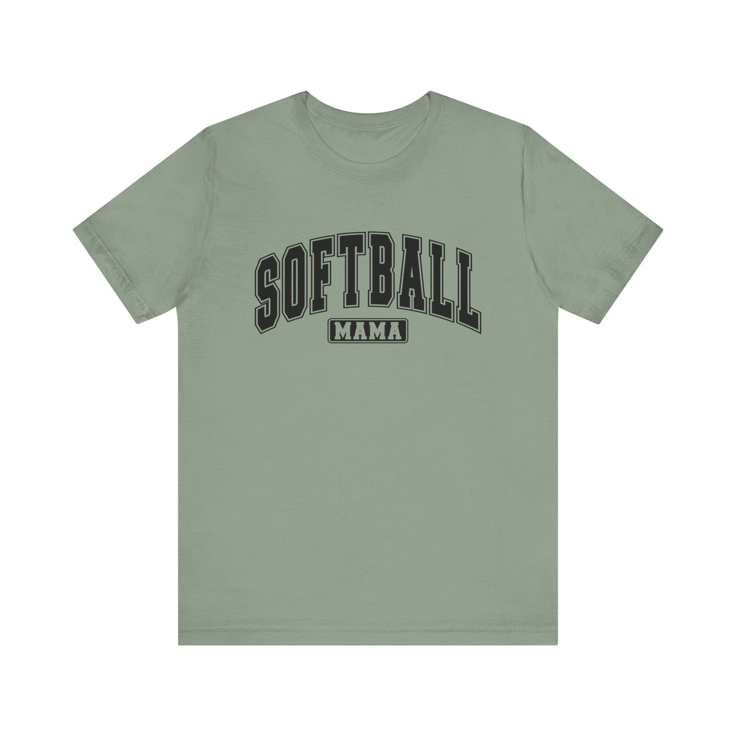 Softball Mama Women's Tshirt  Short Sleeve Tee