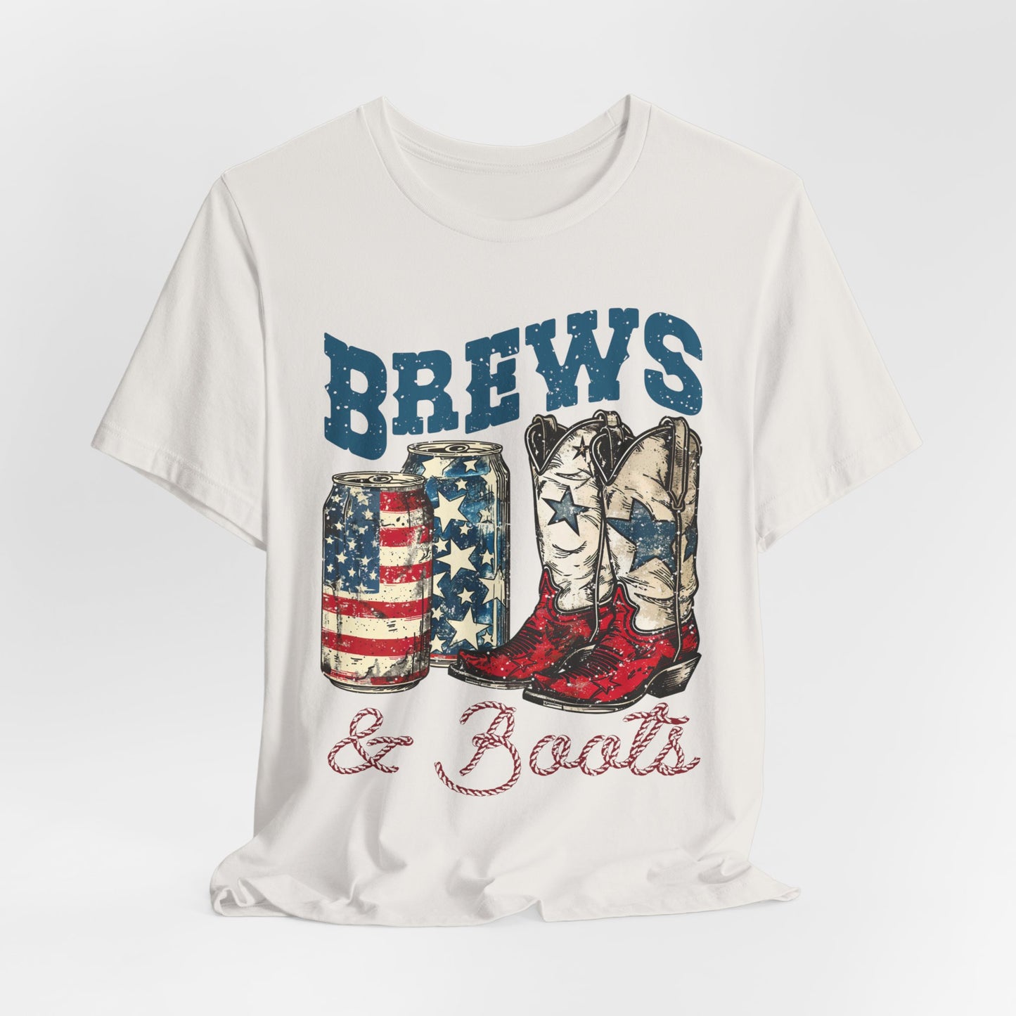 Brews and Boats Western USA Women's Short Sleeve Tee