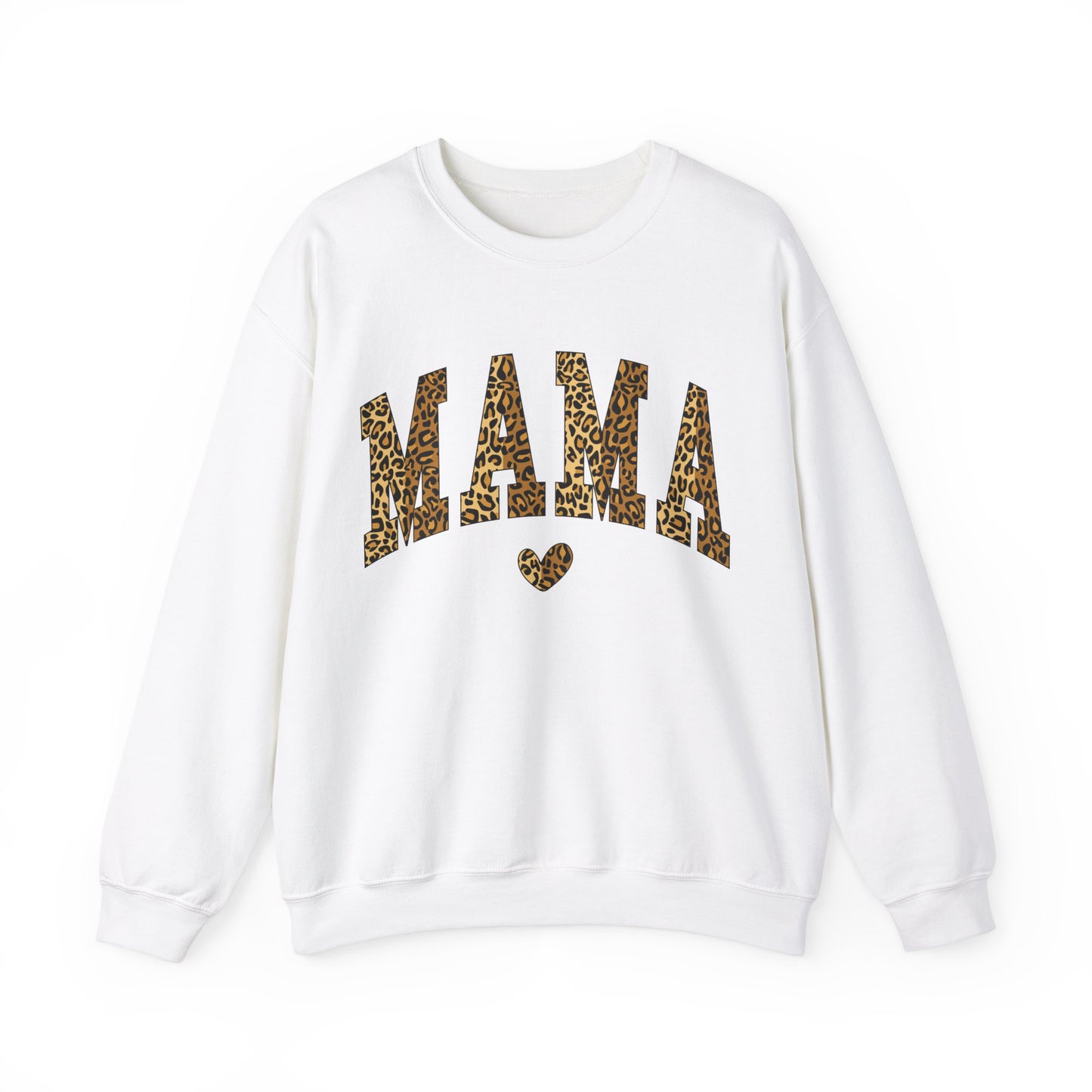 MAMA Leopard Print Women's Sweatshirt