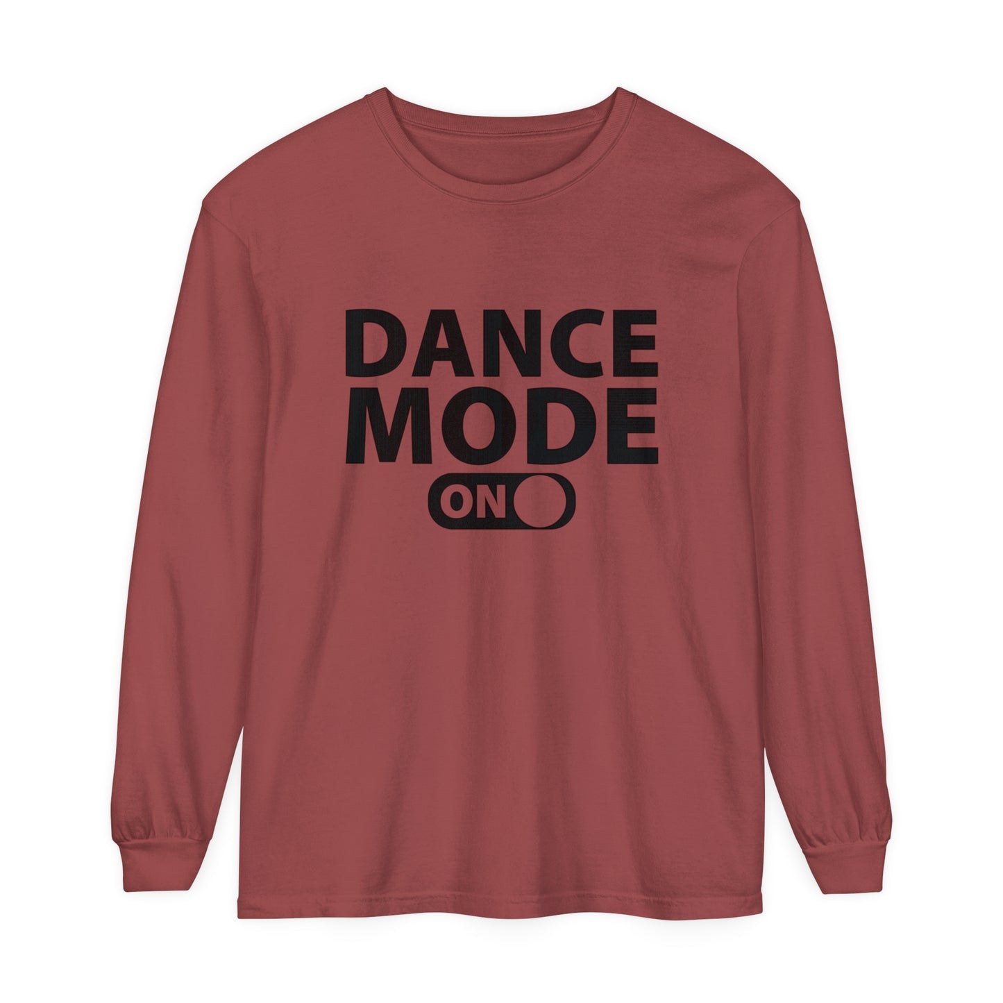 Dance Mode On Women's Loose Long Sleeve T-Shirt