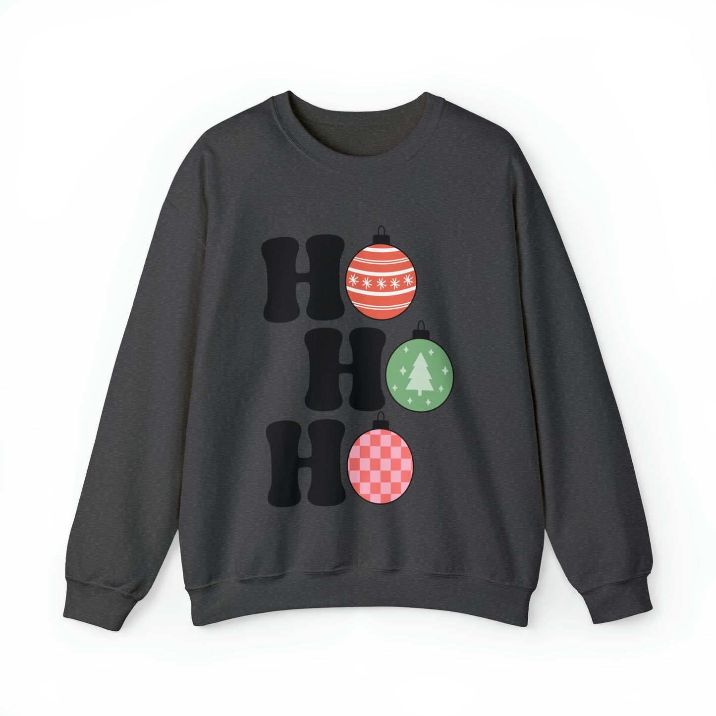 HO HO HO Women's Christmas Crewneck Sweatshirt