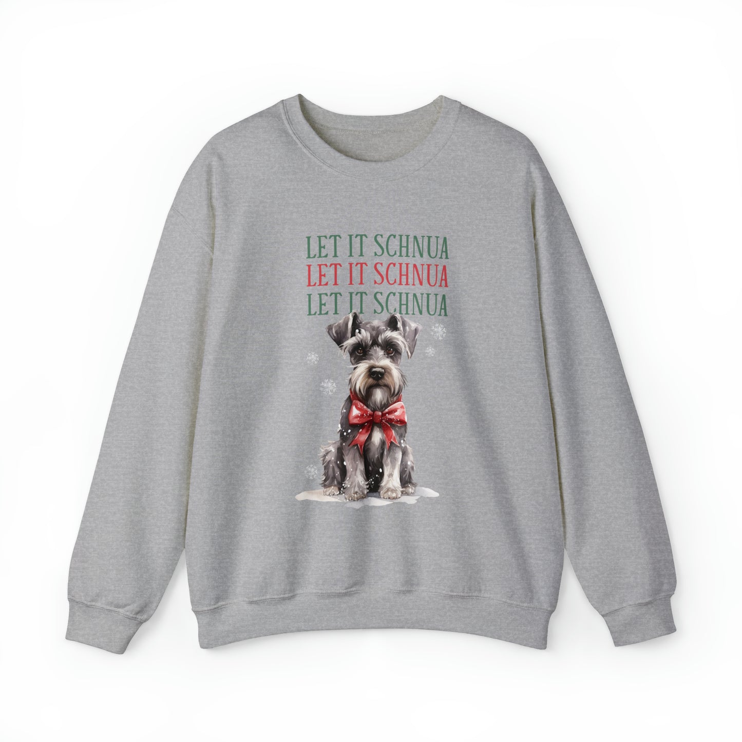 Christmas Schnauzer Crewneck Sweatshirt Women's and Men's