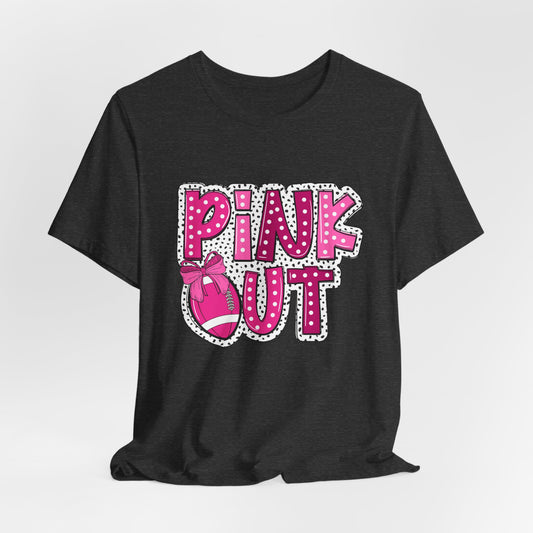 Pink Out Women's Breast Cancer Awareness Short Sleeve Tee