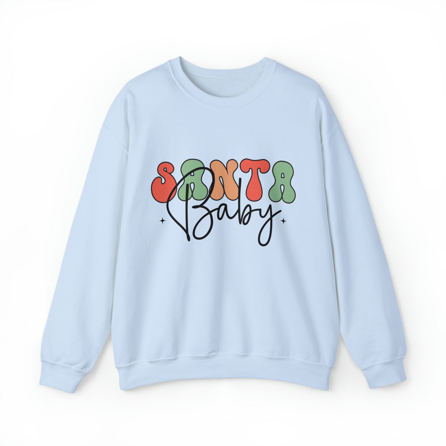 Santa Baby Women's Christmas Crewneck Sweatshirt