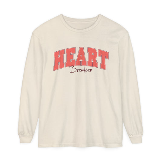 Heart Breaker Valentine's Day Women's  Loose Long Sleeve T-Shirt