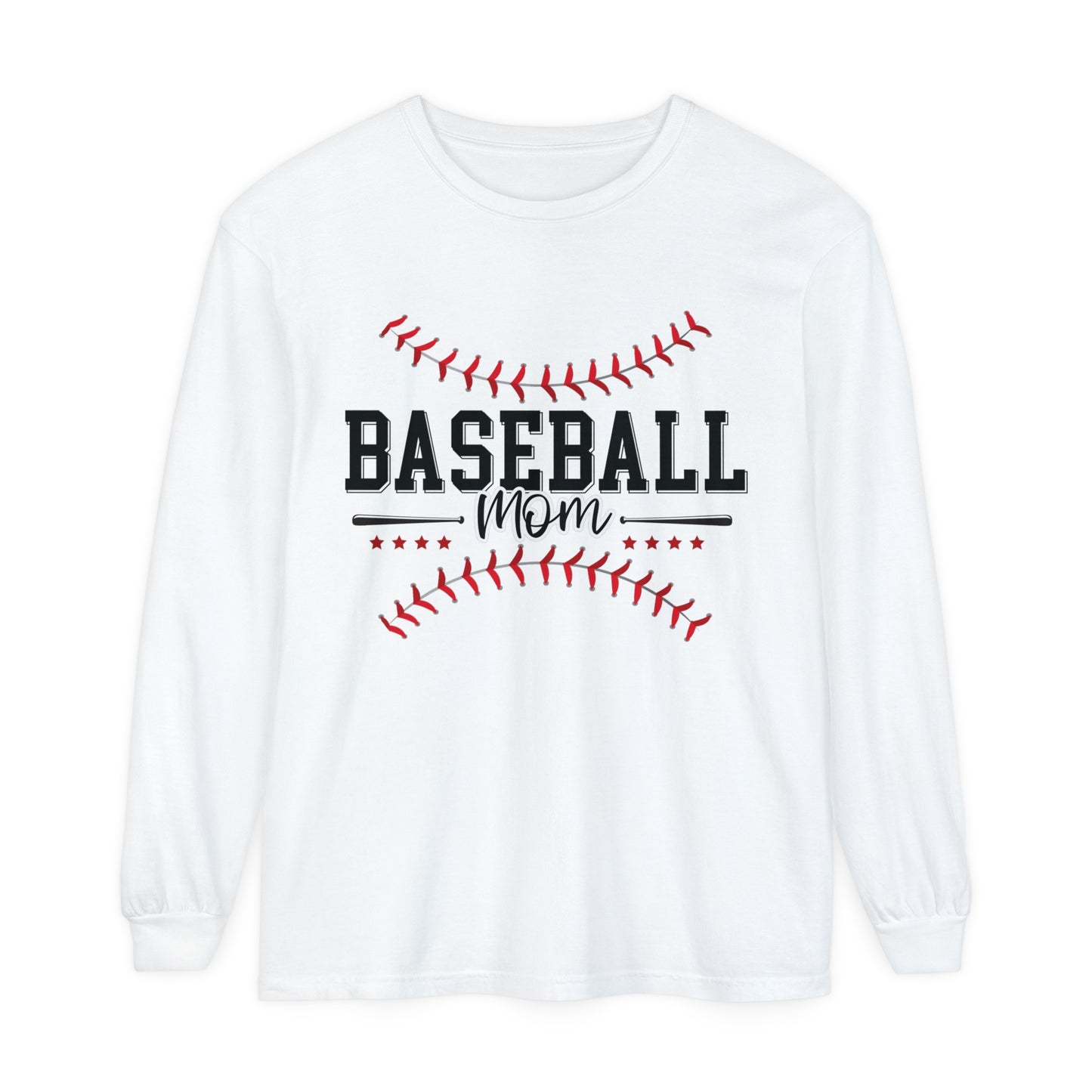 Baseball Mom Loose Long Sleeve T-Shirt