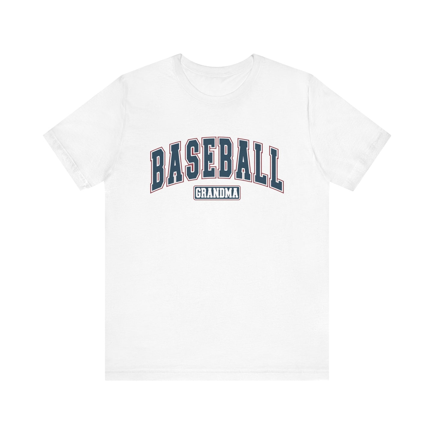 Baseball Grandma Women's Tshirt Short Sleeve Tee