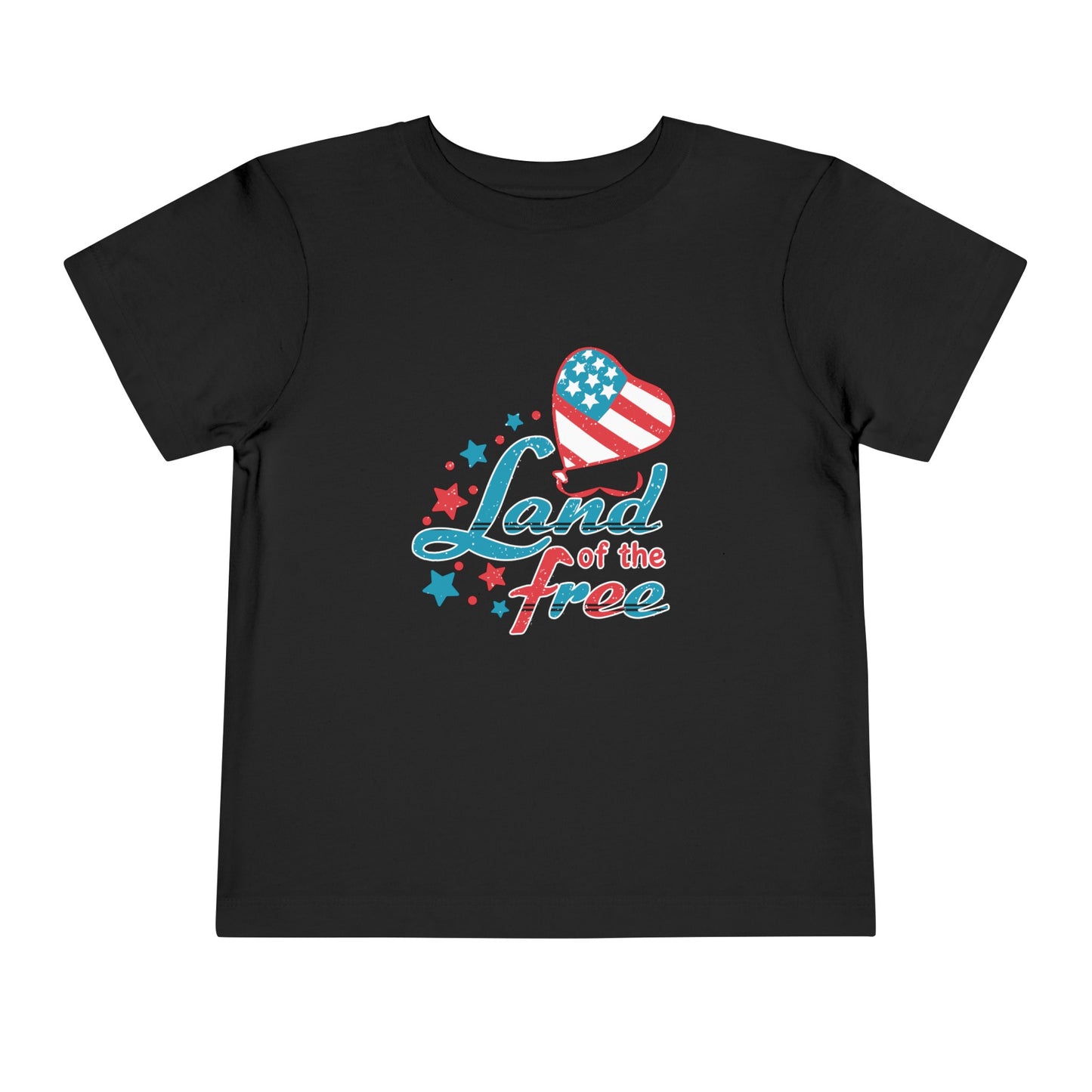 Land of the Free USA 4th of July Short Sleeve Tee