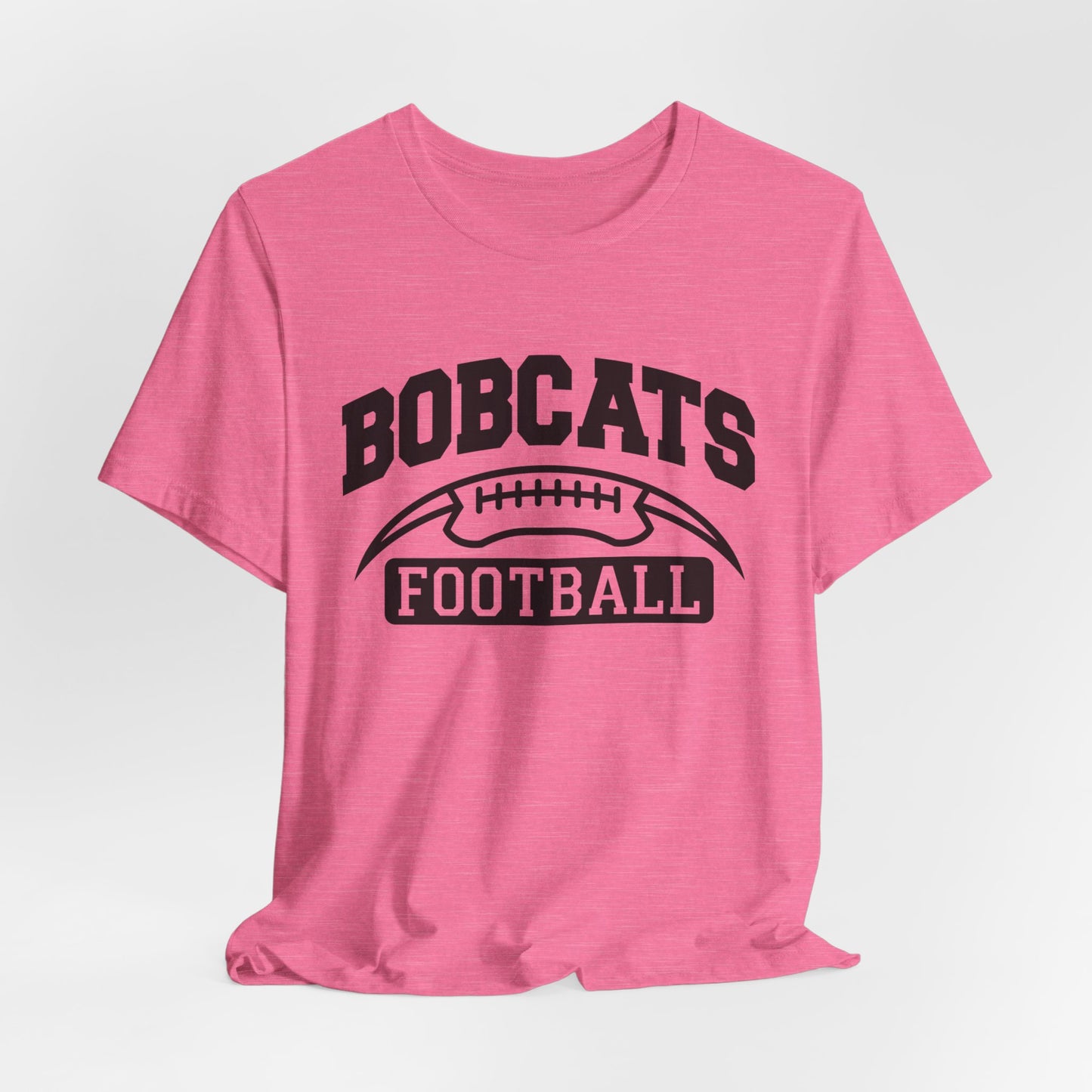 Bobcats Football Adult Unisex Short Sleeve Tee