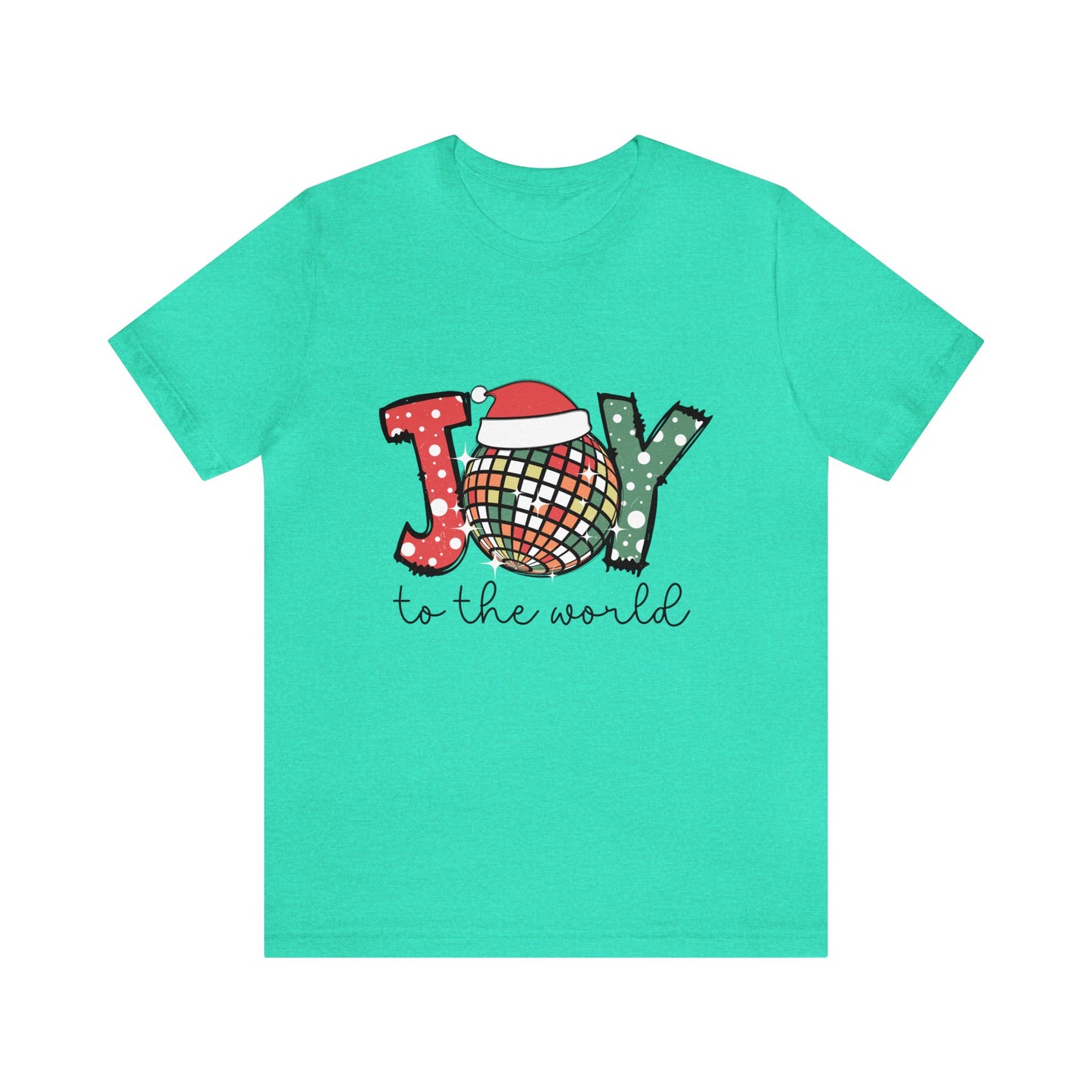 JOY to the World Women's Short Sleeve Christmas T Shirt