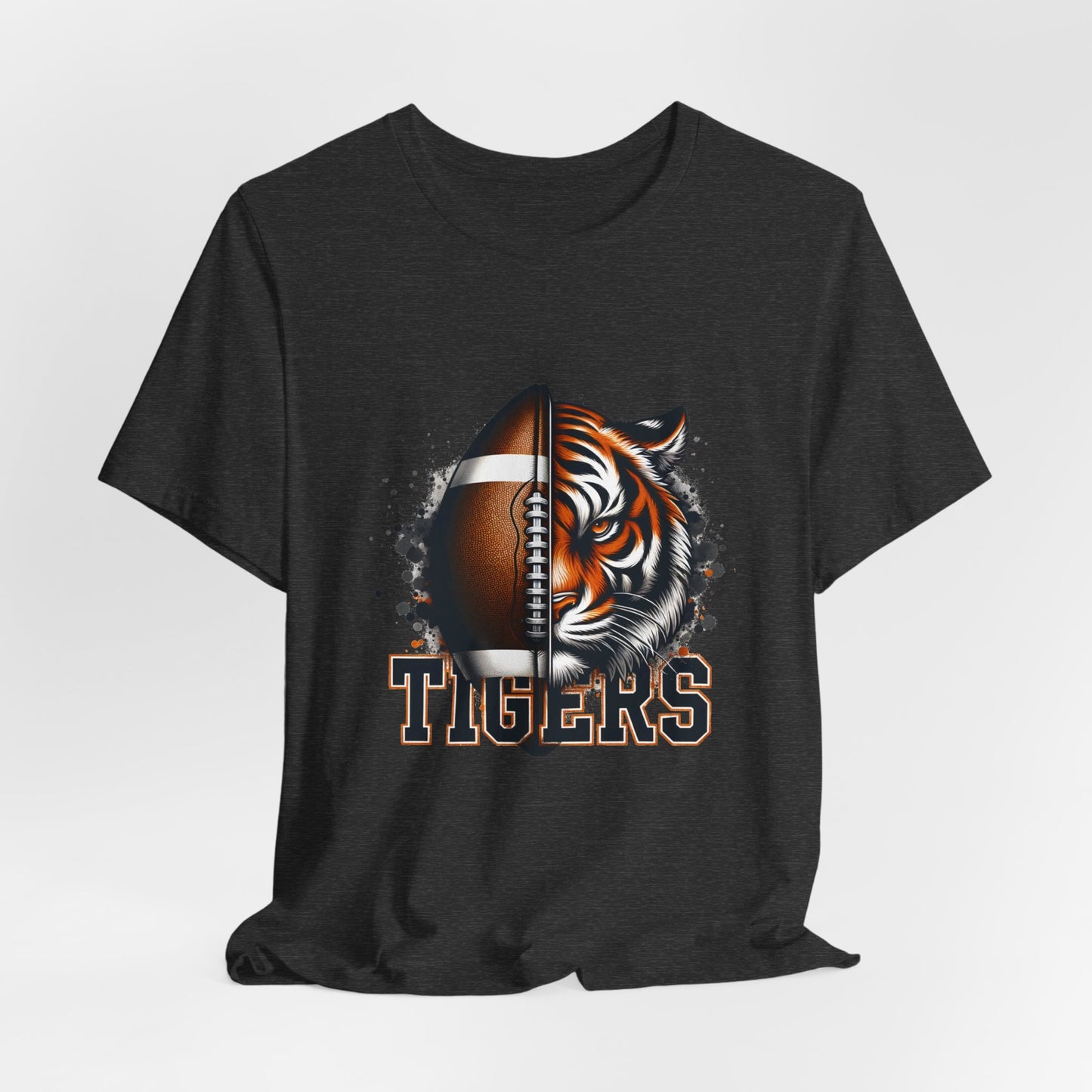 Tigers Football Adult Unisex Short Sleeve Tee