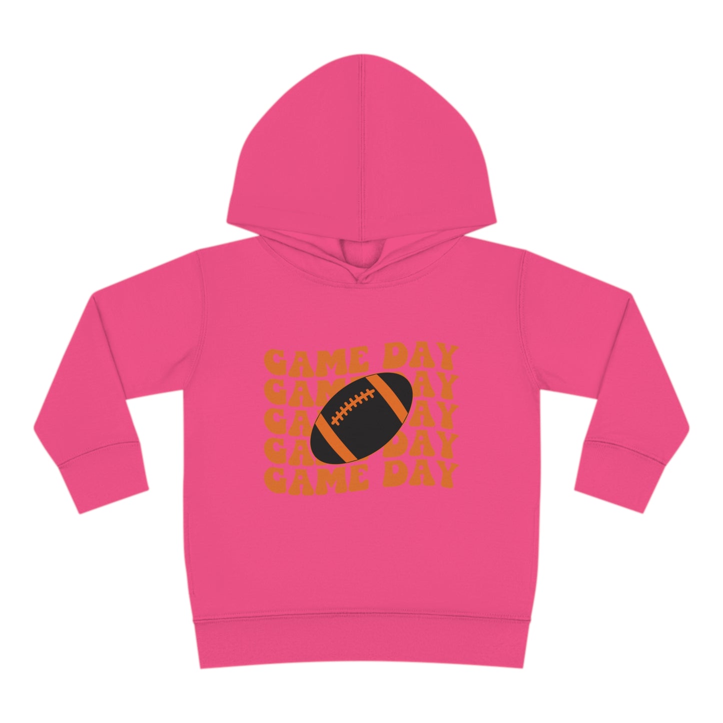 Game Day Football Toddler Pullover Fleece Hoodie