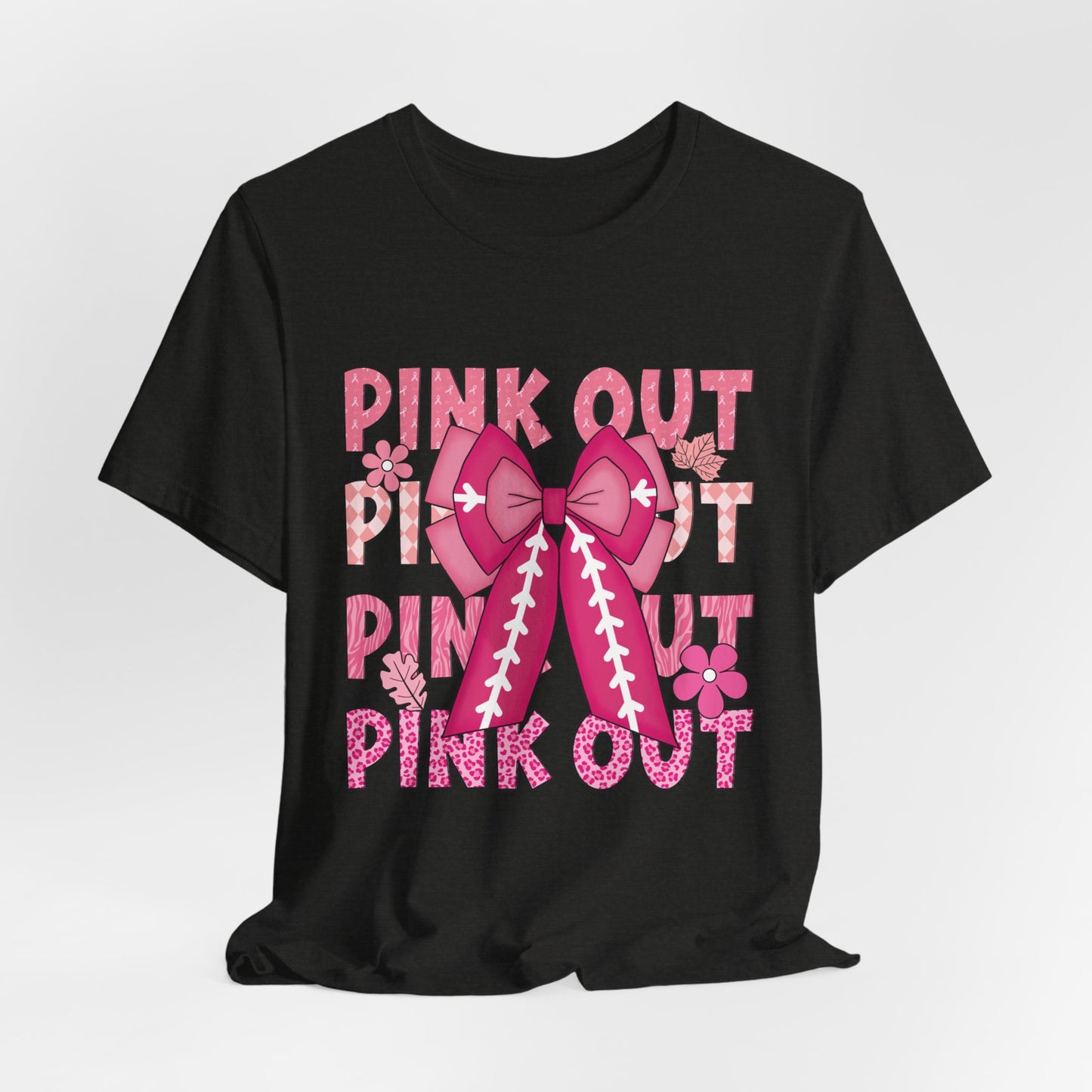 Pink Out Women's Breast Cancer Awareness Short Sleeve Tee