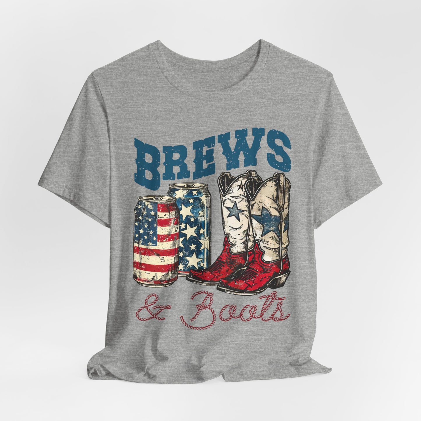 Brews and Boats Western USA Women's Short Sleeve Tee