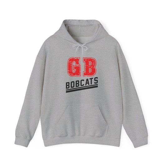 GB Bobcats Football Adult Unisex Heavy Blend™ Hooded Sweatshirt