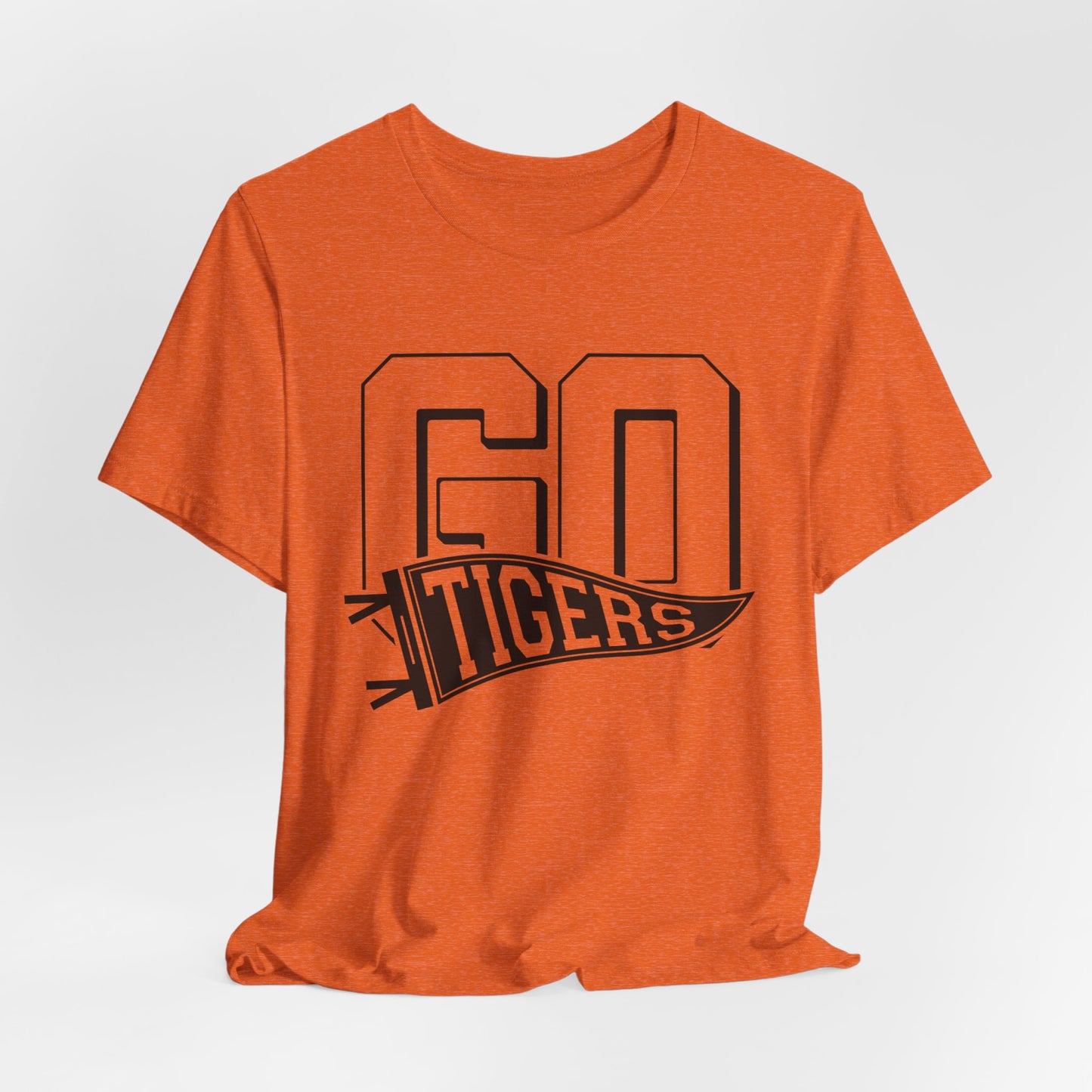 Go Tigers Adult Unisex Short Sleeve Tee