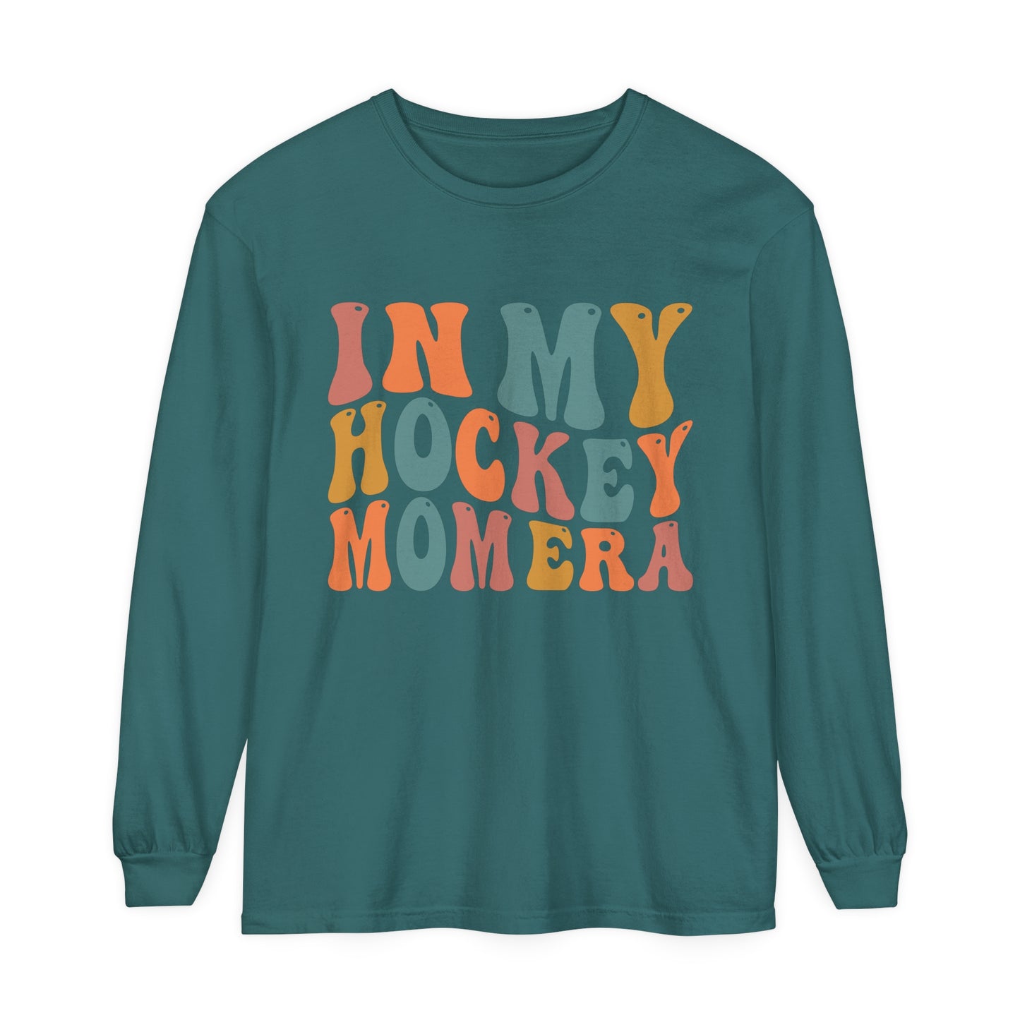 In my hockey mom era loose long sleeve women's  T-Shirt