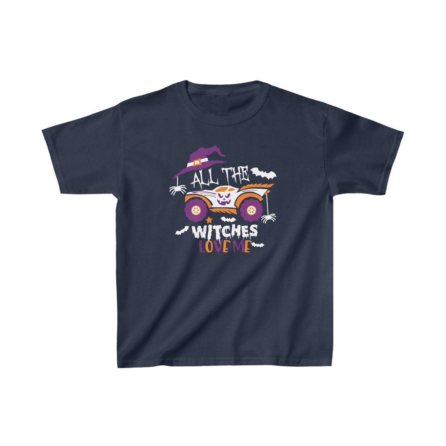 All the witches love me Kid's Halloween Heavy Cotton Tee