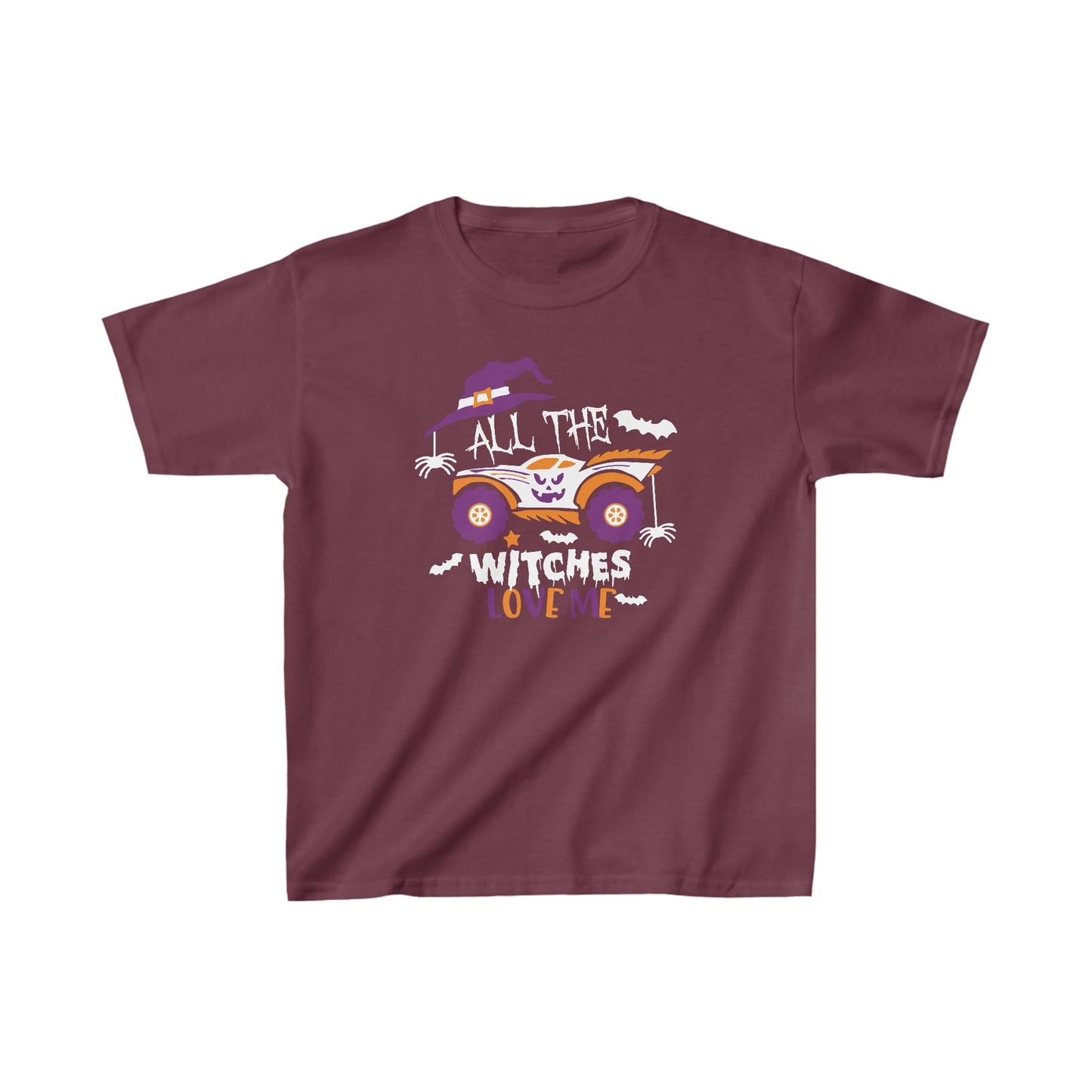 All the witches love me Kid's Halloween Heavy Cotton Tee