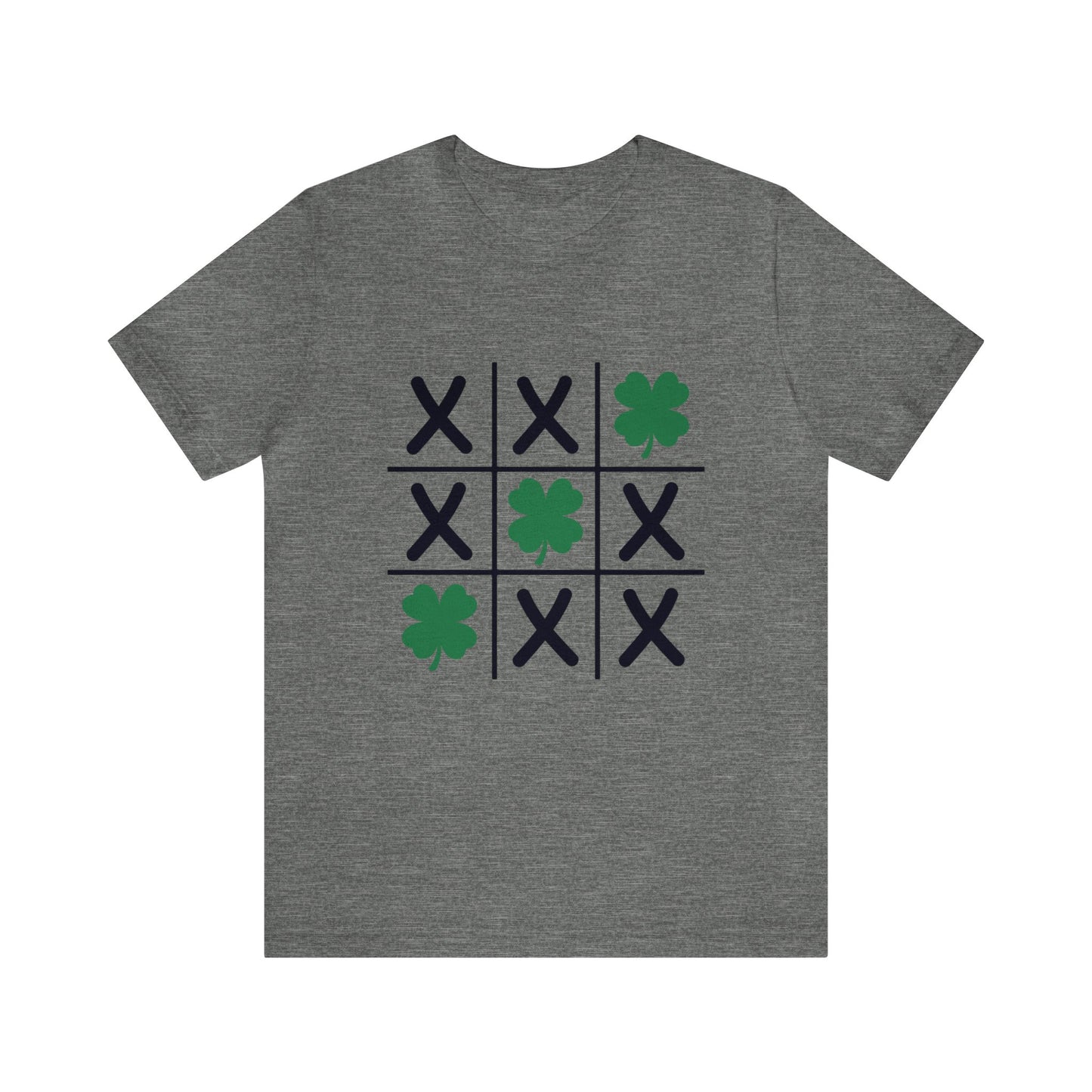 TIC TAC TOE Shamrock St. Patrick's Day Women's Tshirt